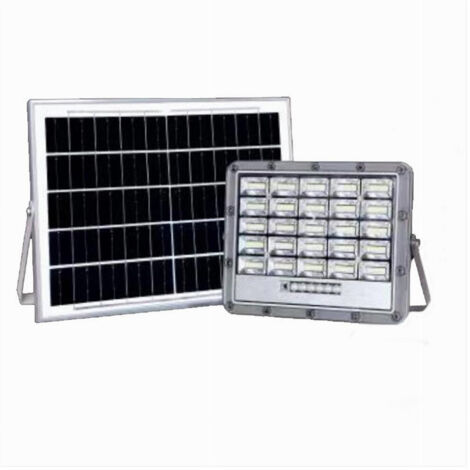 Faro Led Pannello Solare 100w Luce Fredda Telecomand Indicator Carica Tk08-100 W