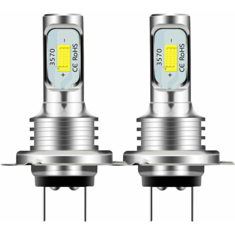 Faro LED per auto H7 da 80 W, CSP 3570, faro per auto con decodifica fendinebbia per auto da 80 W, 2 pezzi