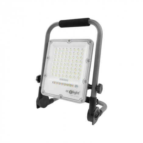 Faro LED portatile 30W 5000K batteria IP65 EC20495