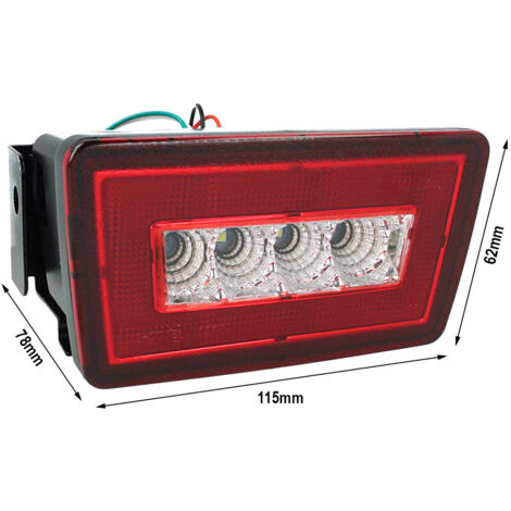 Faro Led Posteriore Luci Posizione Stop Retromarcia 3 In 1 Subaru WRX STI 2011-2018 XV 2013-2018 Impreza GP 2011-2018