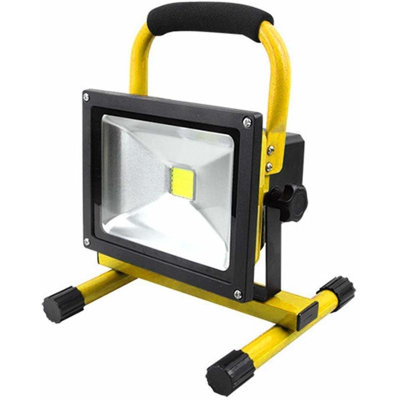 FARO FARETTO LED RICARICABILE PORTATILE TORCIA EMERGENZA LAMPADA 30W TE-B0045