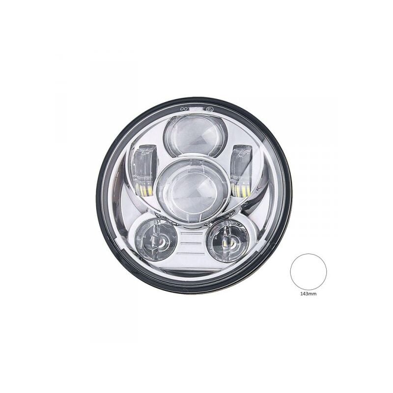 Carall - Faro Led Rotondo 5,75 Pollici 40W