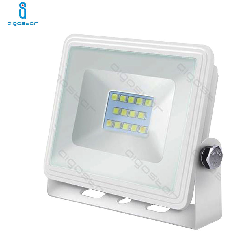 Image of Faro led slim proiettore 10W smd 6400K bianco freddo IP65 da esterno a+ Aigostar