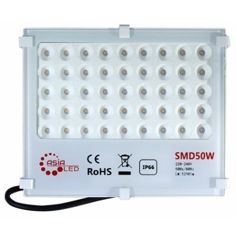 Faretto led da Esterno 50W,Faro led da Esterno 5000LM,Faretti LED (E7D)