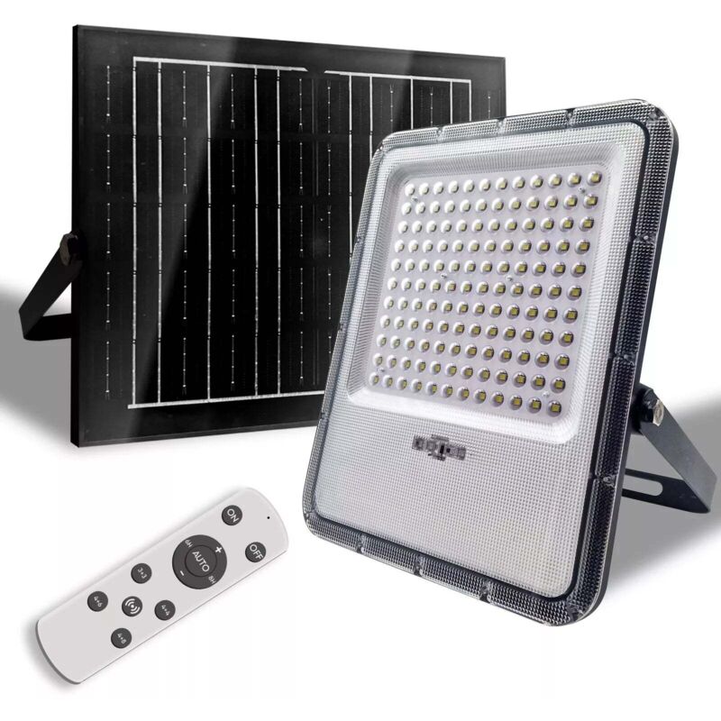 Faro LED Solare 7000K Controllo Wireless Impermeabile 240w