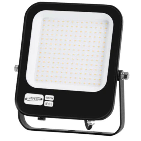 Faro led ultra slim 100 watt sottile proiettore per esterno ip65 staffa orientabile luce fredda 6500k calda 3000k naturale 4000k