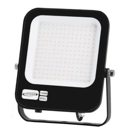 Faro led ultra slim 150 watt sottile proiettore per esterno ip65 staffa orientabile luce fredda 6500k calda 3000k naturale 4000k
