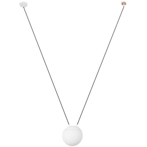 Faro Mine 28375-1L - Plafonnier à 1 Lumière Blanc, Bois, E27