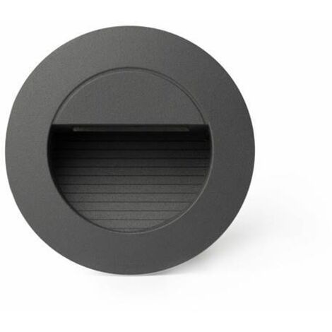 Faro Mini - Applique da incasso a LED per esterni grigio scuro IP44