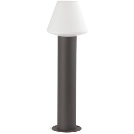 Faro MISTU - Poller Außenboden Hellgrau, E27, IP44