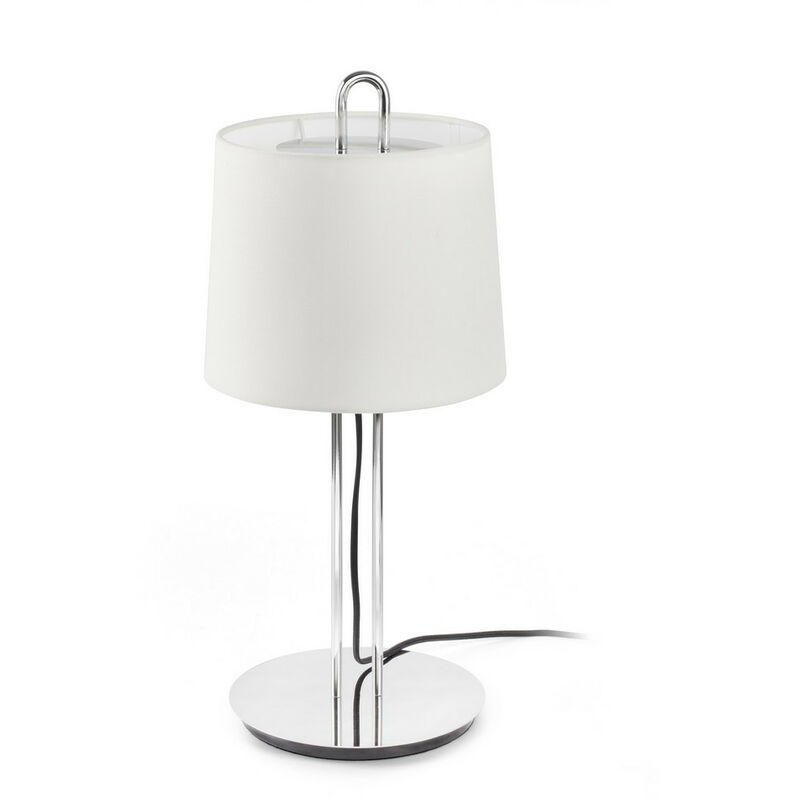Faro Lighting - Faro MONTREAL - Table Lamp Round Tapered White, E27