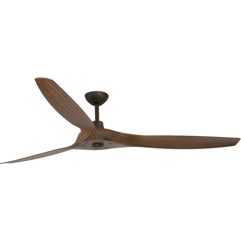 Dc Ceiling Fan Morea Walnut with Remote