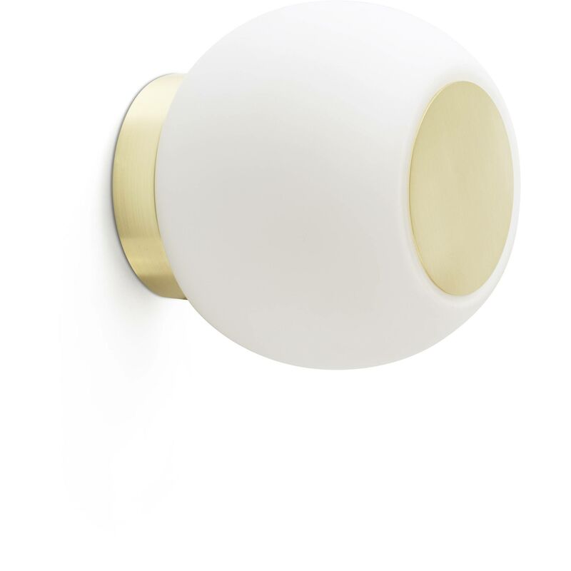 Faro Barcelona - Faro Moy - Bathroom led Globe / Ceiling Wall Lamp Gold 4W 3000K IP44