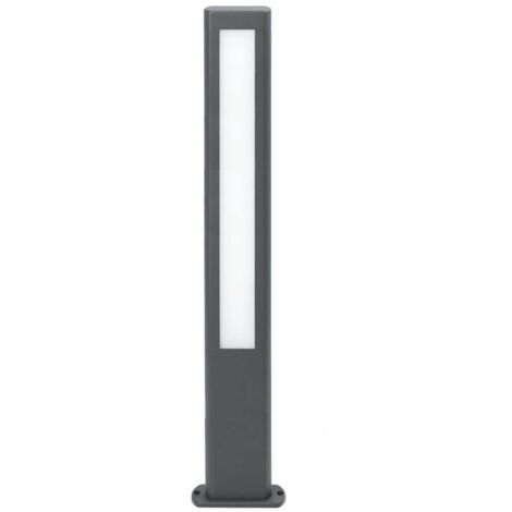 Faro Nanda - Paletto luminoso a LED da esterno alto grigio scuro IP54