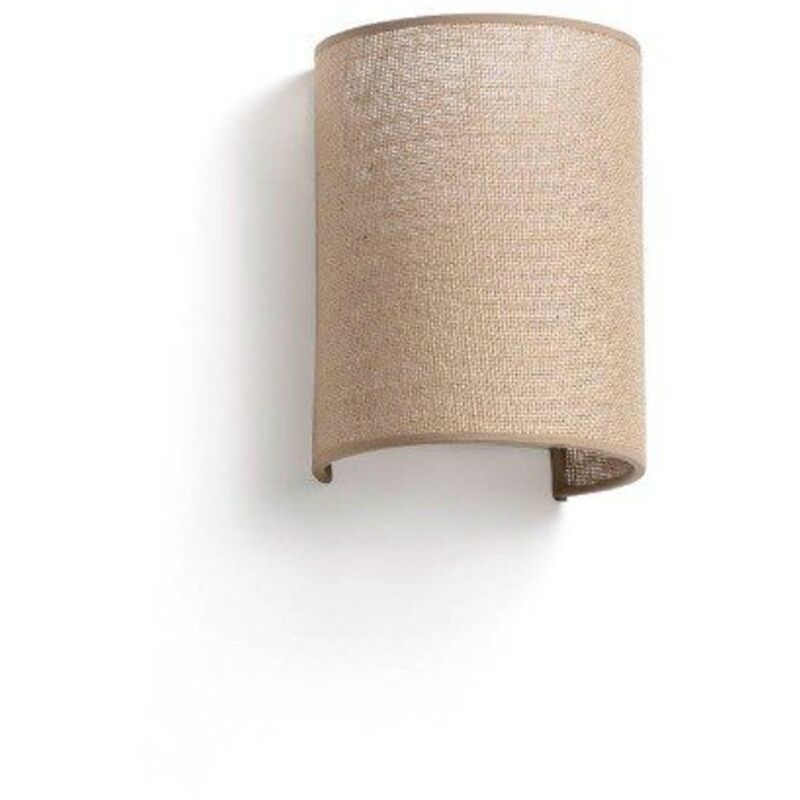 Faro Otton Applique Ronde En Jute Up Down Verticale