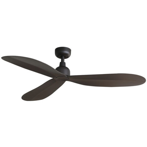 Faro Palma Medium Brown DC Ceiling Fan With IP44 DC Motor 6 Speed