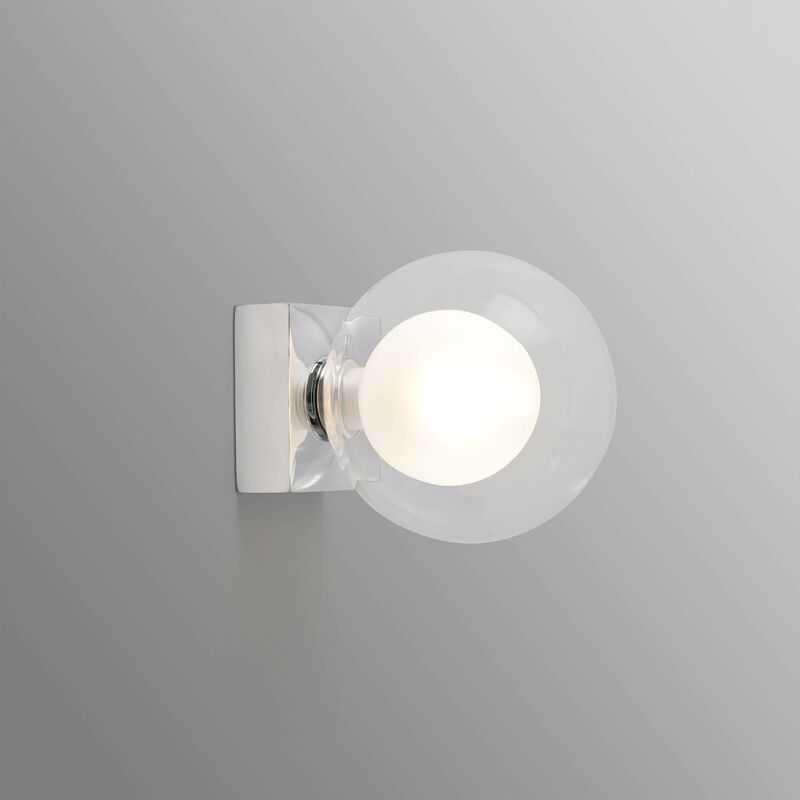 Faro Perla - Bathroom Chrome Globe Wall Light 1x g9 IP44