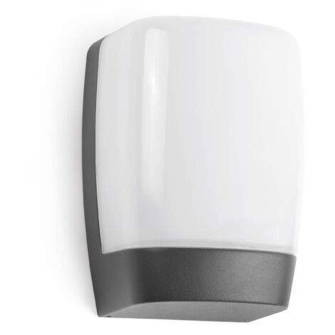 Faro Pol - Applique Murale Extérieure LED Blanc, Gris Foncé IP54