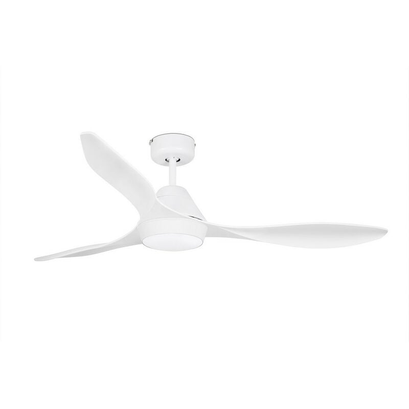 Faro polaris - led White Ceiling Fan with dc Motor Smart - Remote Included, 2700K