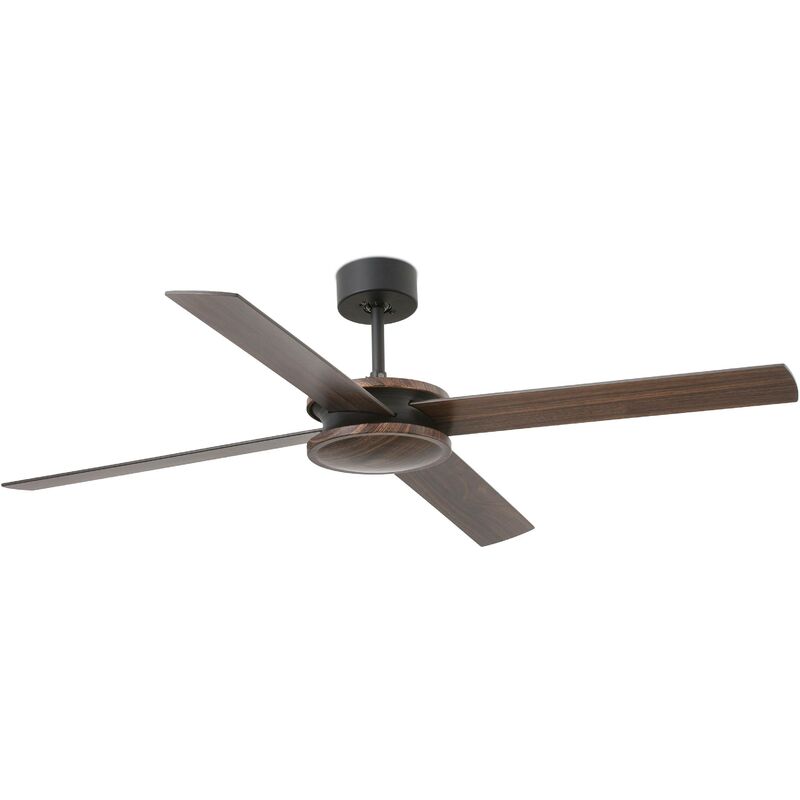 Faro Polea Ceiling Fan 132cm Brown 4 Blades