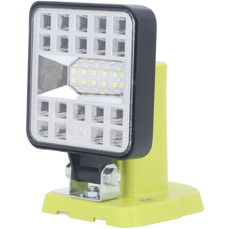 Faro/proiettore a LED da 1800 lm per Ryobi P189 P190 PBP002 PBP003 RB18L50 BPL1820 con batteria al litio da 18V 144V