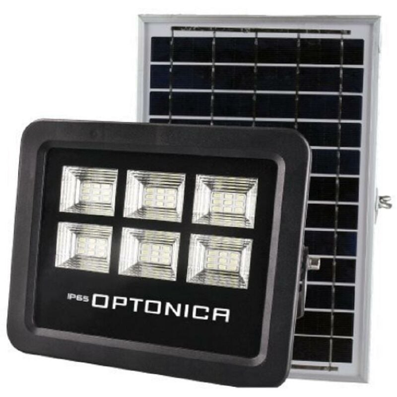 Proiettore solare led nero Equivalent 100W 2000lm Giorno bianco 6000K