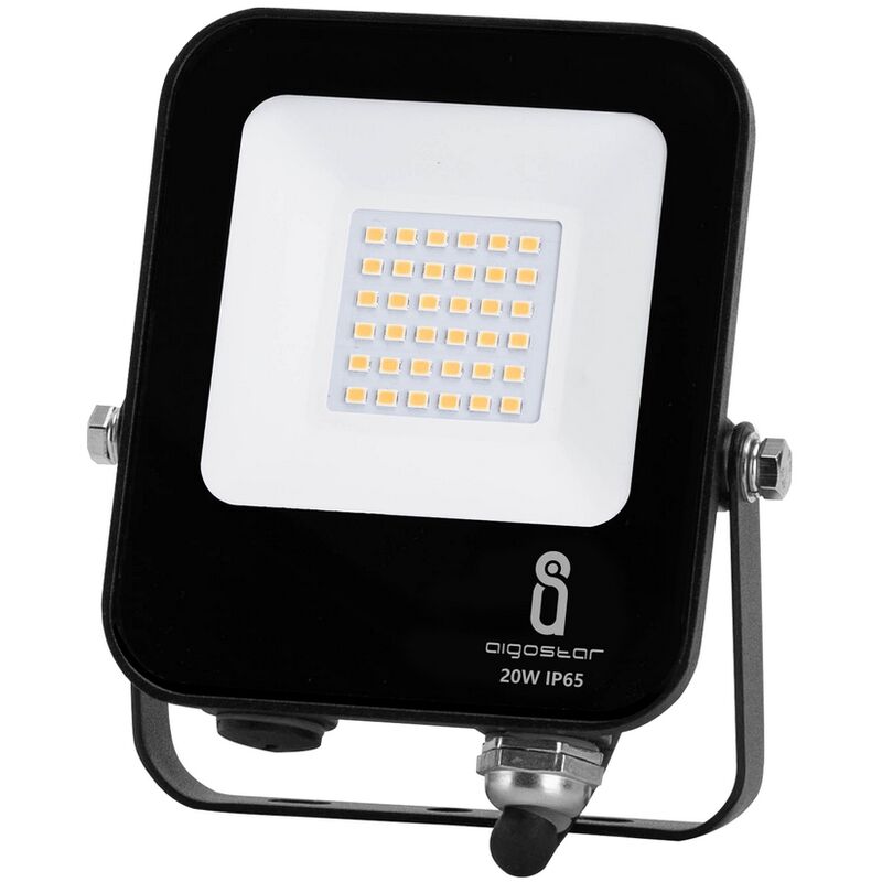 Faro proiettore Led 20W Nero da esterno IP65