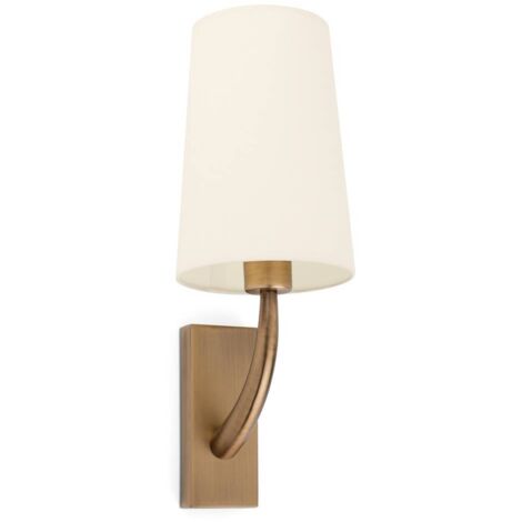 Faro REM - Applique con paralume oro, attacco E27