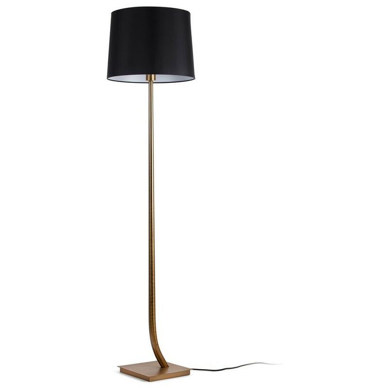 Faro REM - Floor Lamp Round Tappered Shade Black, E27