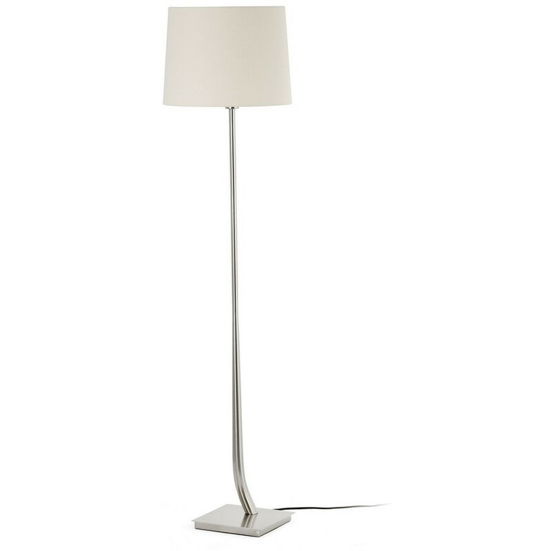 Faro Barcelona - Faro rem - Floor Lamp Round Tappered Shade Beige, E27