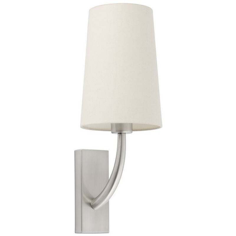 Faro rem - Wall Light with Shade Nickel, E27