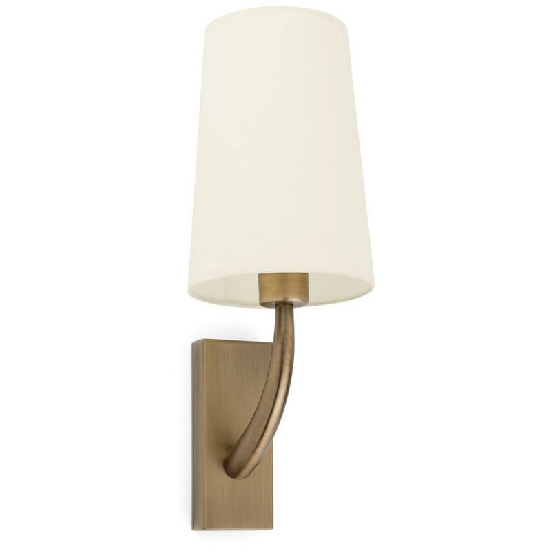 Faro rem - Wall Light with Shade Gold, E27