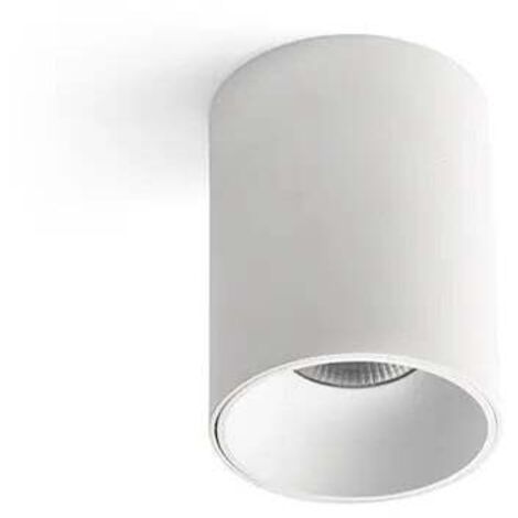 Faro Rol 30W Downlight de superficie negro mate blanco 2700K
