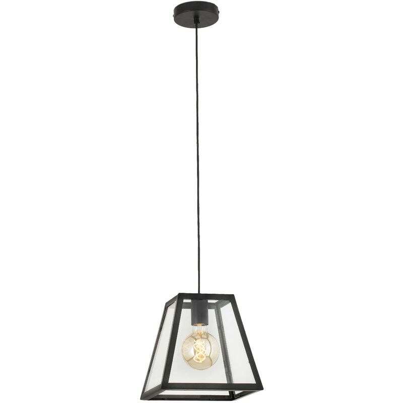 Faro Rose - Black Pendant Lamp 1 x E27 40W