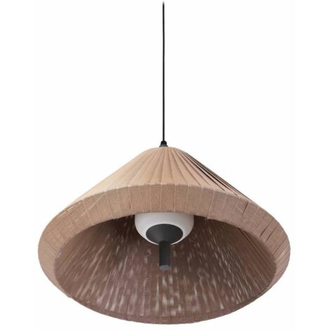 Faro SAIGON Graue, braune Pendelleuchte T70 Cone Cap 2700K IP65