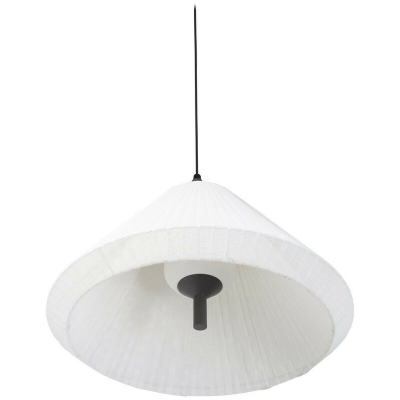 Faro Saigon Grey, Matt White Pendant Lamp T70 Cone Cap IP65