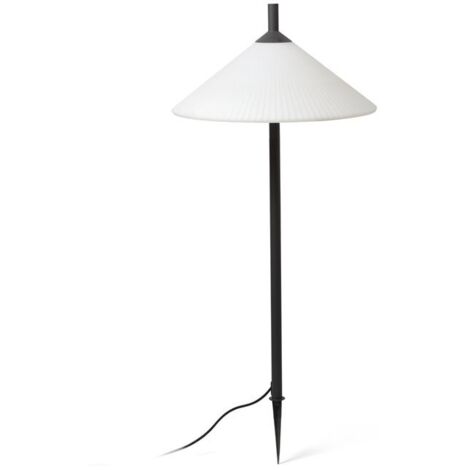 Faro SAIGON - Luz de suelo para exteriores Spike blanca, E27, IP65
