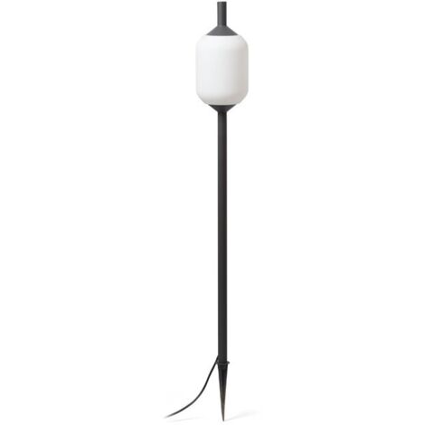 Faro SAIGON - Luz de suelo para exteriores Spike blanca, E27, IP65