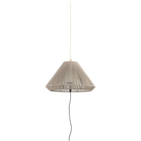 Faro Saigon Out C70 Gris, Beige Lampe Portable Et Suspension Hole Cap IP65