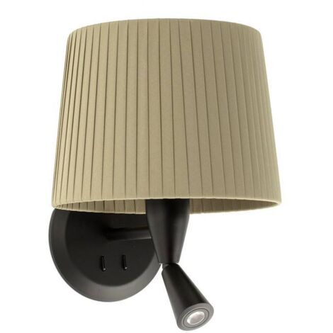Faro SAMBA - Lampada da lettura Lampada da parete Nero, Verde, E27