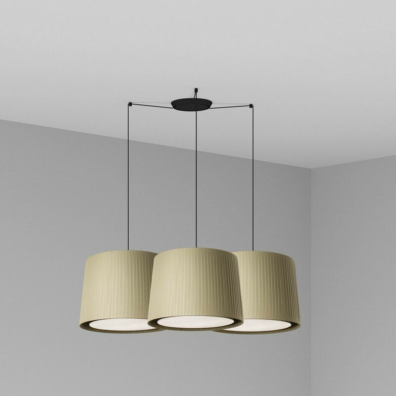 

Faro Lighting - Faro SAMBA - Luz colgante de racimo cilíndrico triple negro, E27