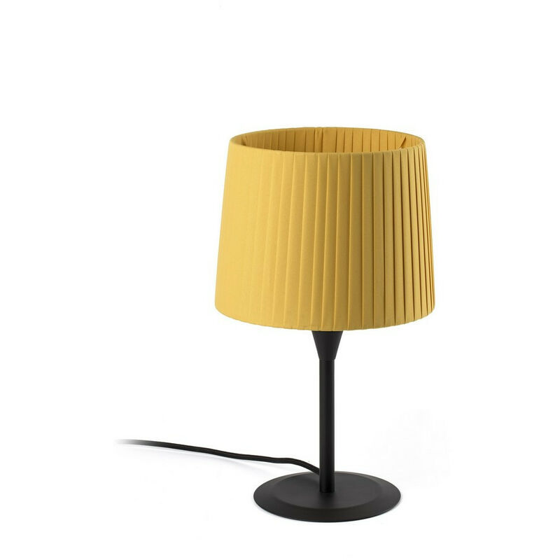 Faro samba - Table Lamp Round Tapered Black, E27