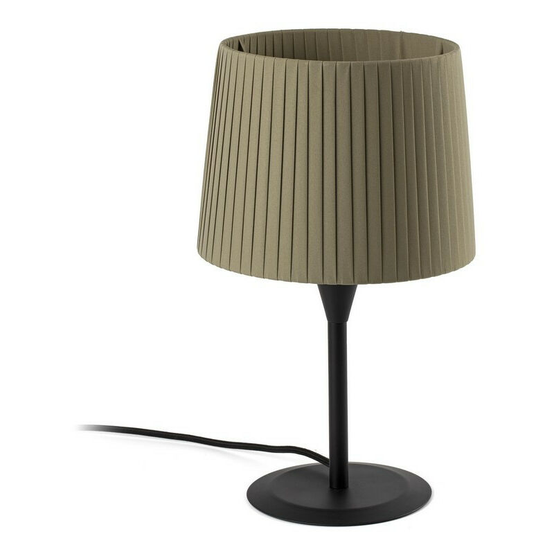 Faro Barcelona - Faro samba - Table Lamp Round Tapered Black, E27