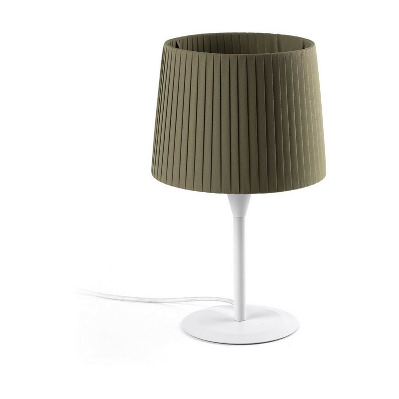 Faro samba - Table Lamp Round Tapered Green, E27