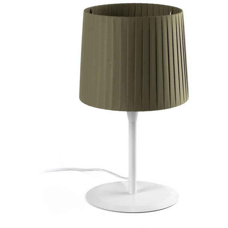 Faro samba - Table Lamp Round Tapered Green, E27