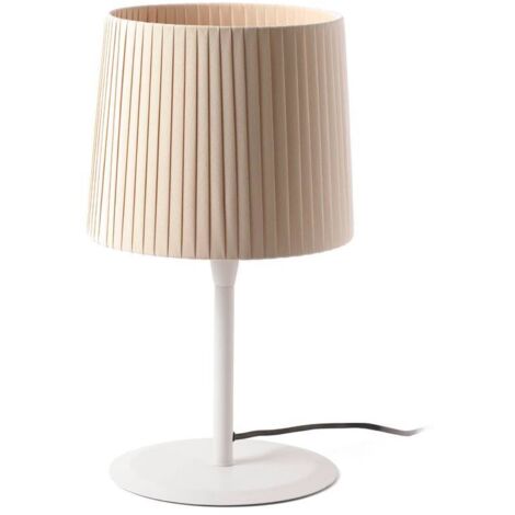 Faro SAMBA - Tischlampe Round Tapered Beige, E27