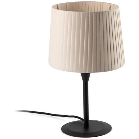 Faro SAMBA - Tischlampe Round Tapered Beige, E27