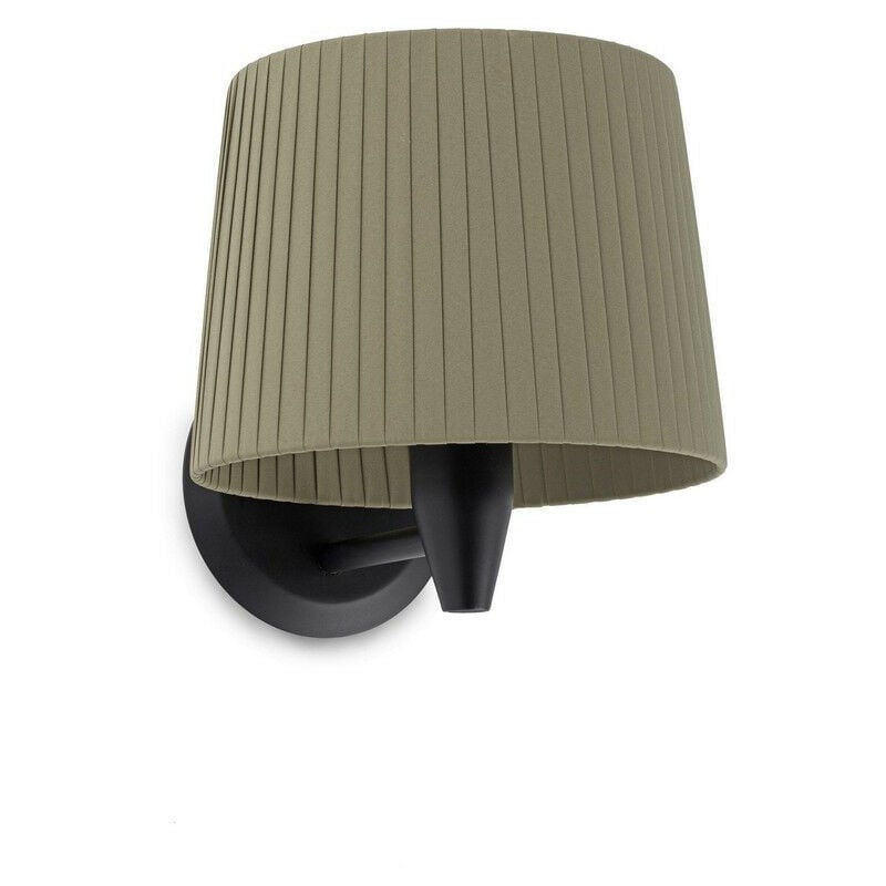 Faro Barcelona - Faro samba - Wall Light with Shade Black,Green, E27