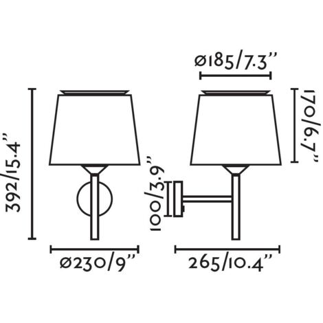 Faro SAVOY - Aplique de pared con pantalla Negro, Verde, E27
