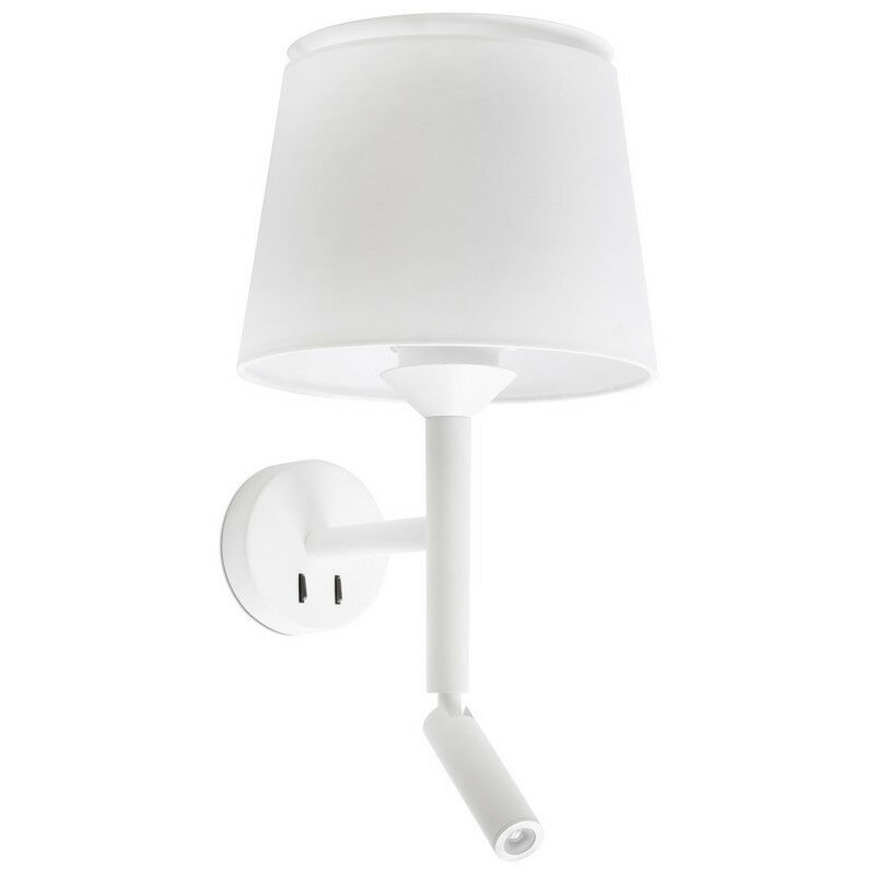 Faro savoy - Reading Light Wall Light White, E27